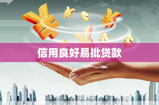 子长信用良好易批贷款