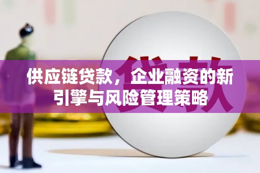 子长供应链贷款，企业融资的新引擎与风险管理策略