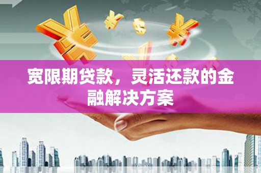 子长宽限期贷款，灵活还款的金融解决方案