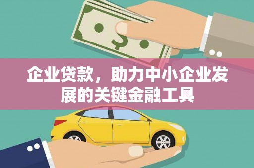 子长企业贷款，助力中小企业发展的关键金融工具