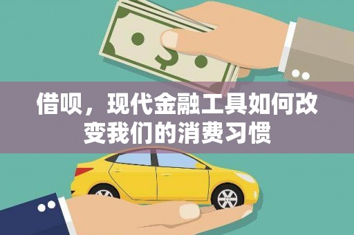 子长借呗，现代金融工具如何改变我们的消费习惯