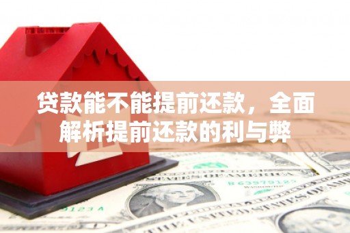 子长贷款能不能提前还款，全面解析提前还款的利与弊